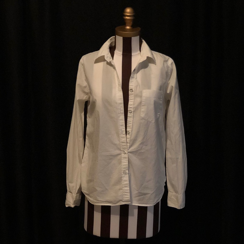 Madewell white button up